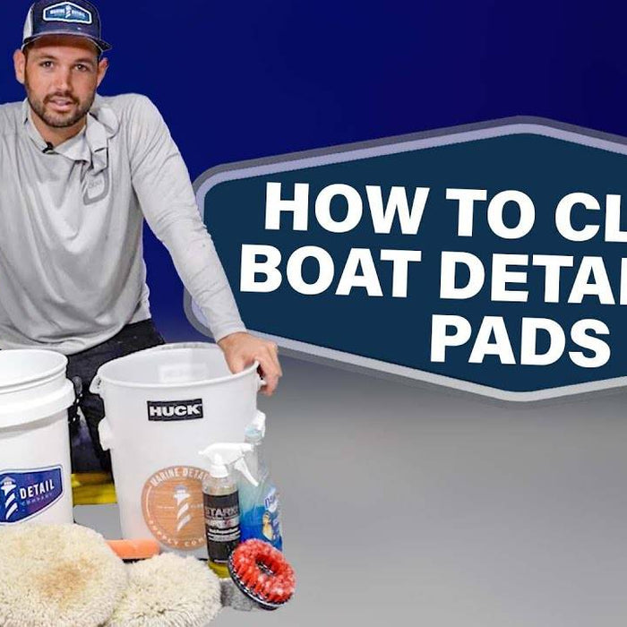 How to Clean Boat Detailing Pads