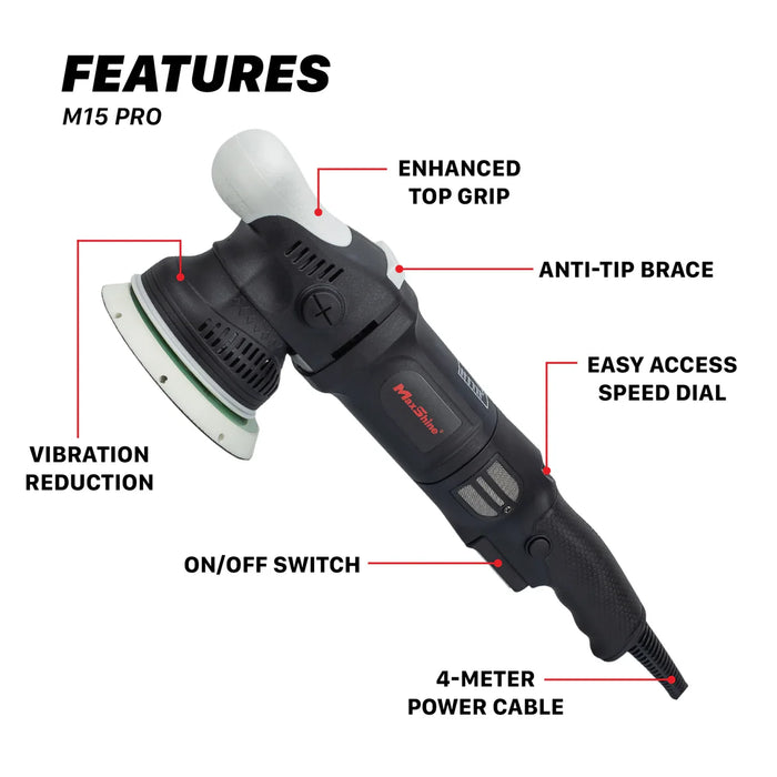 MAXSHINE DUAL ACTION ORBITAL POLISHER | M15 PRO
