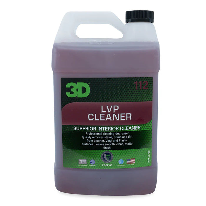 3D LVP Cleaner - Leather, Vinyl, Plastic Interior Cleaner