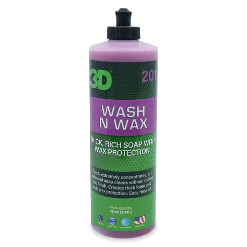 3D Wash & Wax Car Soap