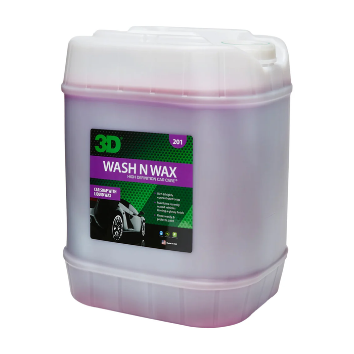 3D Wash & Wax Car Soap