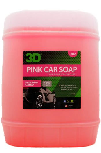 3D PINK CAR SOAP