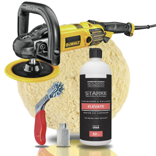 Moderate Oxidation Removal/Sand Scratch Buff Kit with Dewalt 849x Rotary Buffer