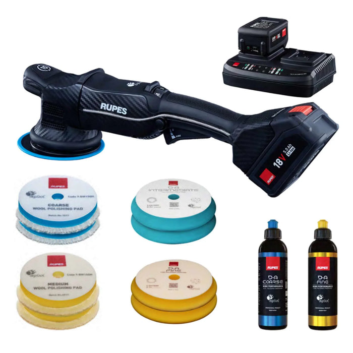 RUPES HLR15 15MM Cordless Ibrid BAS Kit