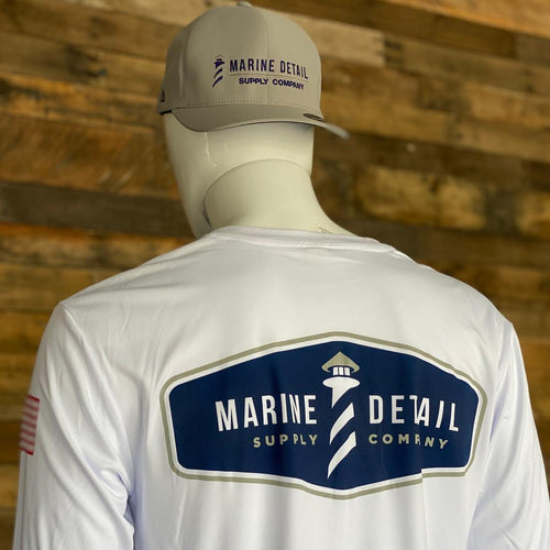 Marine Detail Supply Company Long Sleeve Dri Fit Shirt with SPF
