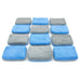 Autofiber Thin Coating Microfiber Applicator Sponge Pad w/ Plastic Barrier